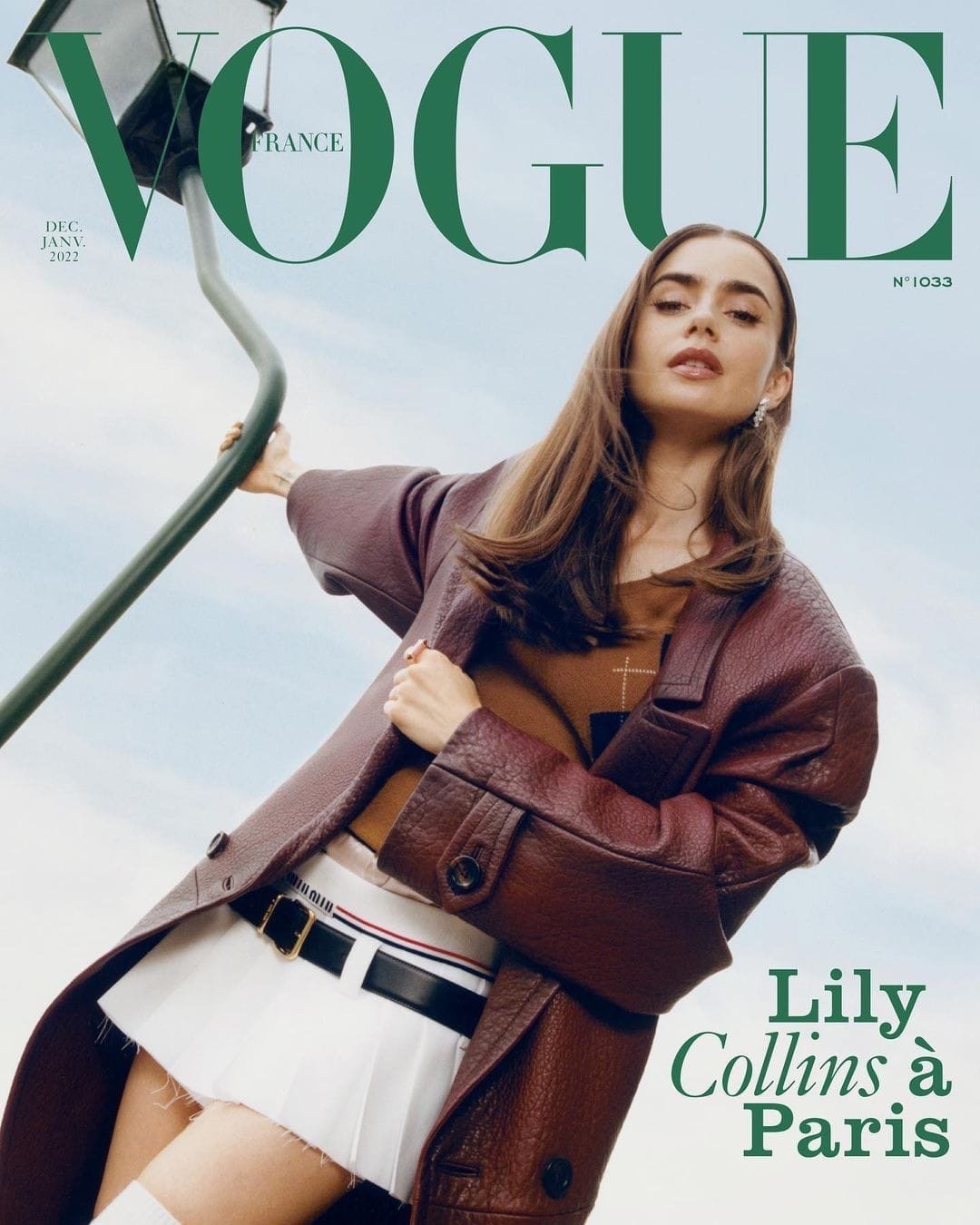 Lily Collins for Vogue France – December 2022/January 2023 - YESON 