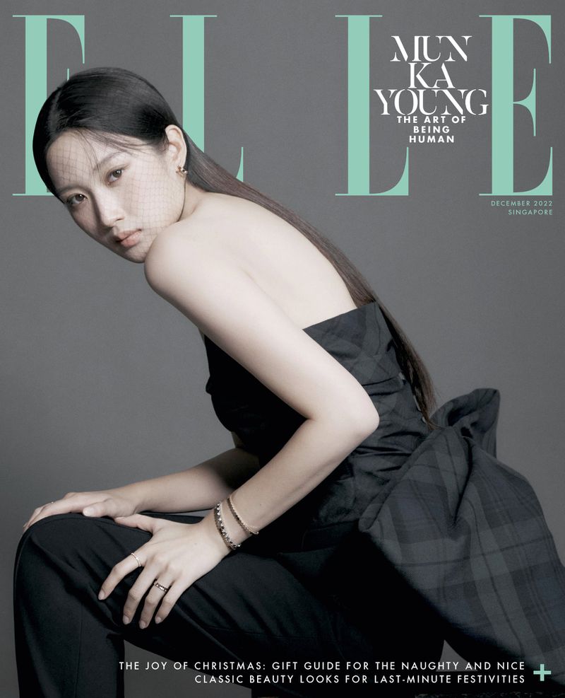 Elle Singapore December 2022 Cover x Mun Ka Young - YESON FASHION 